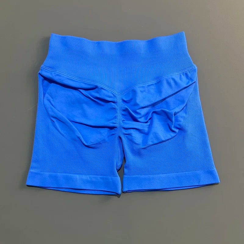 HISTELLO Seamless Scrunch Yoga Shorts