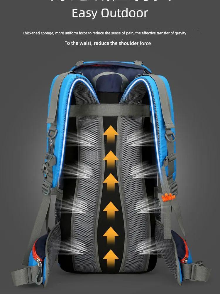 Shiralee 50L Outdoor Hiking Backpack For Professionals