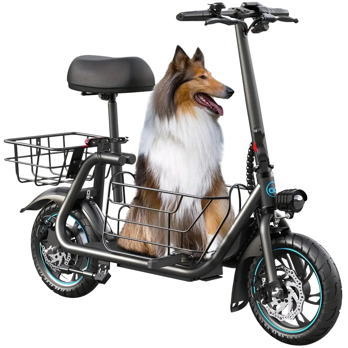 Gyroor Foldable Electric Scooter — product view 1