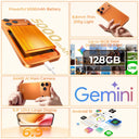 OUKITEL C17 PLUS Smartphone Global Version 6.9'' 16GB(4+12)+128GB 120Hz NFC Gemini AI