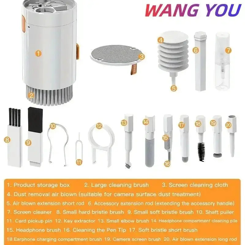 20 In 1 Cleaner Kit For Keyboard Earphones And Tools