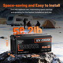 12V Lithium Battery 100Ah 200Ah For Rv