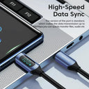 Toocki Fast Charging Type C Cable With Display For Devices