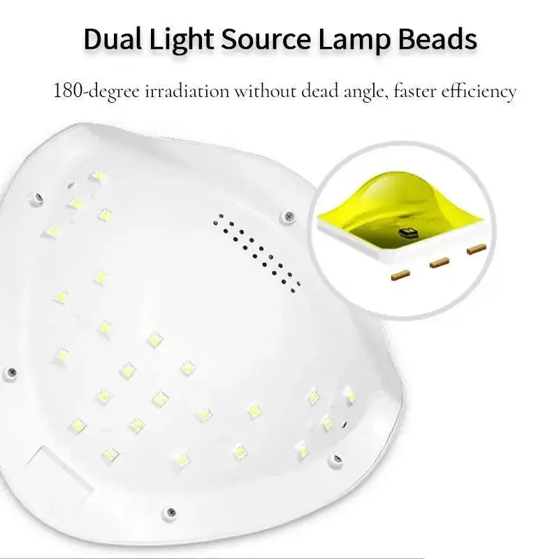 LED UV Nail Lamp Fast Motion Sensing Gel Dryer Compact