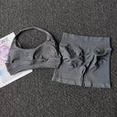 Peach High Waist Yoga Set Hip Lift Wicking
