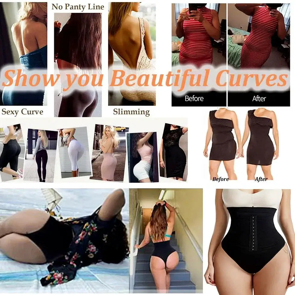 Seamless Butt Lifting Shapewear Double Control High Waist