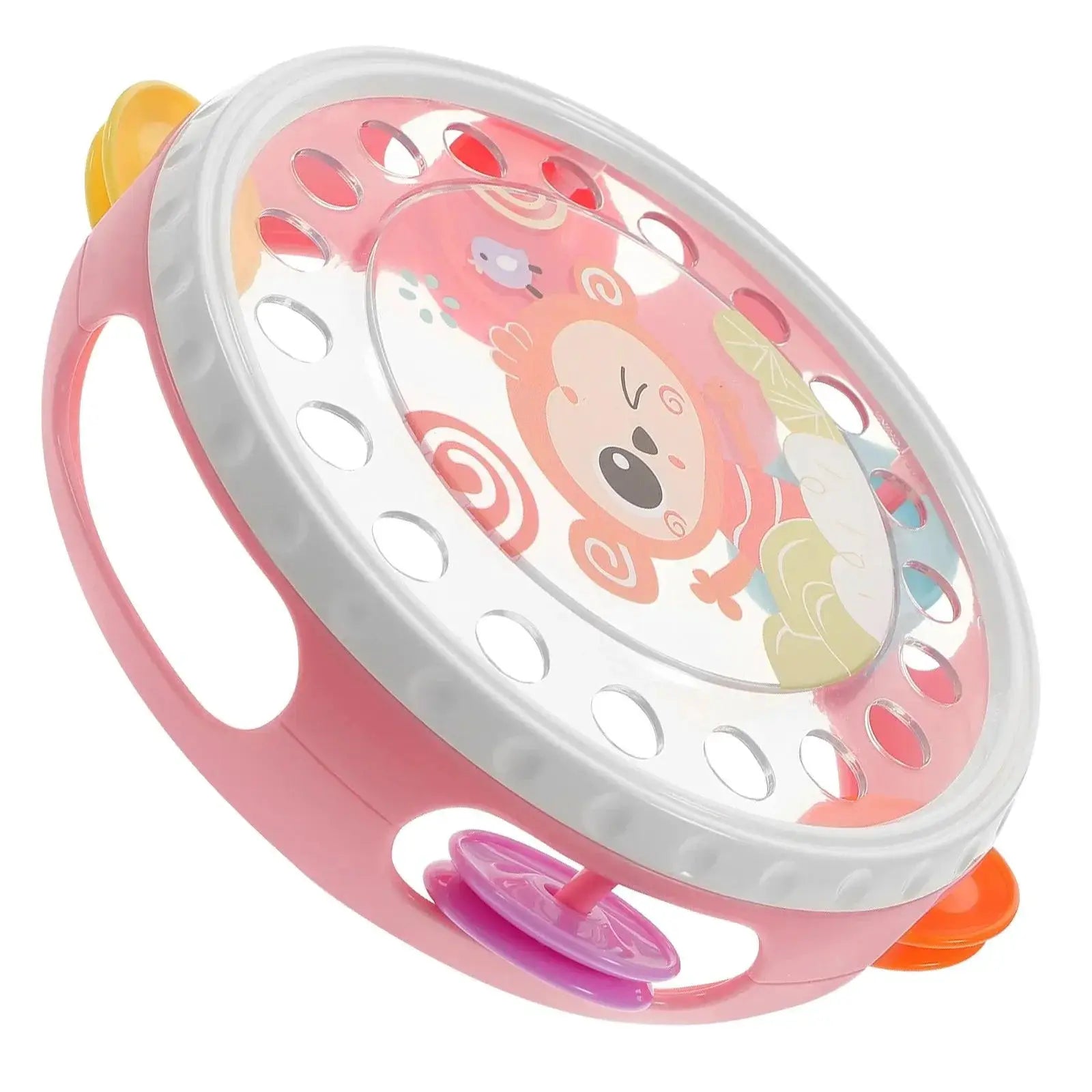 Kids Tambourine Clapping Hand Crank Musical Toy Fun