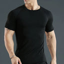 Men's Quick-Dry Compression Running Tee for Gym Sports