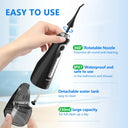 SEJOY New Irrigator Dental Water Flosser 5 Modes USB IPX7