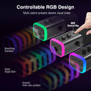 USB/XLR Dynamic Microphone with RGB Control AmpliGame-AM8