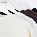 WAVLATII Oversized Summer T Shirts for Women Men Brown Tees