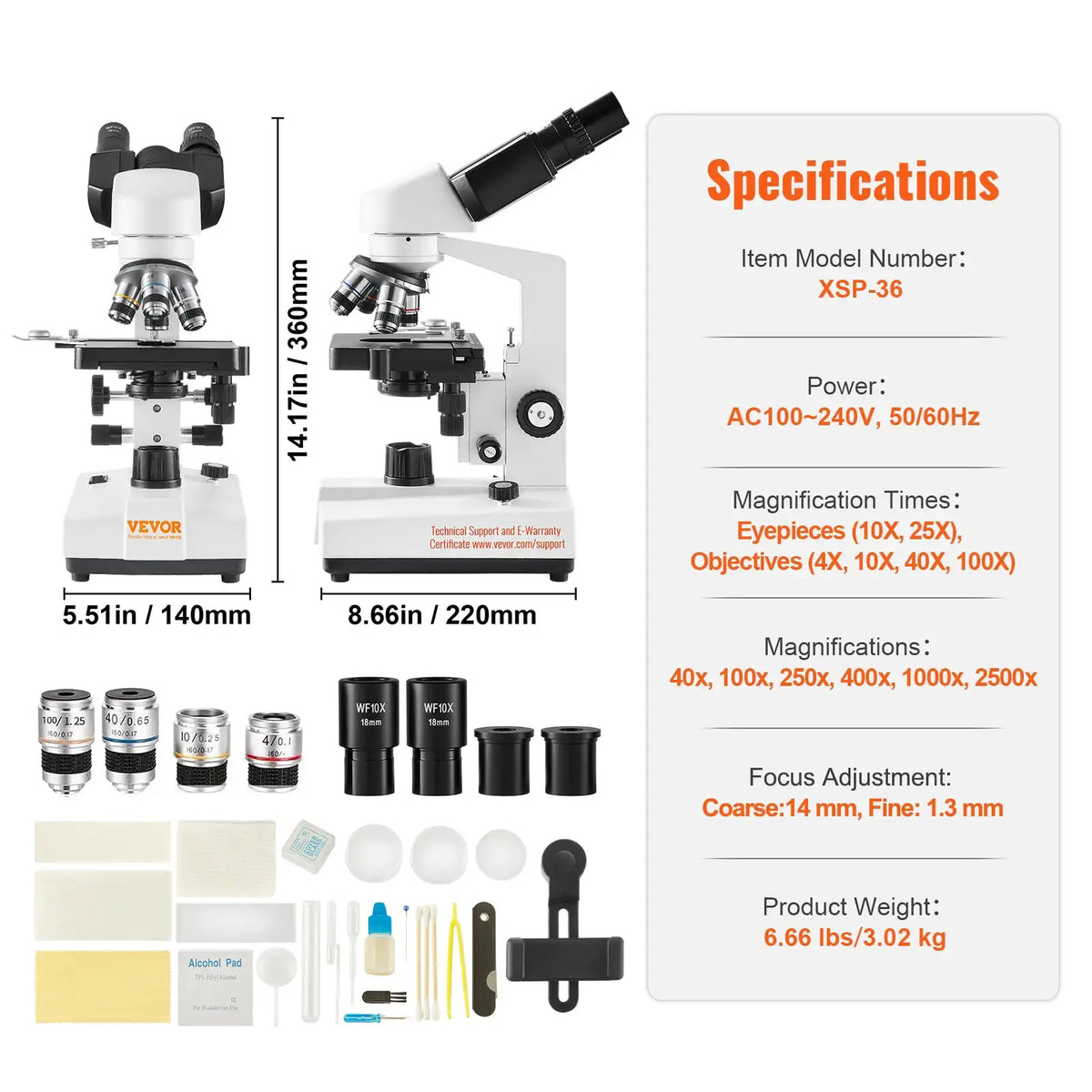LED Illuminated Compound Microscope — product image 8