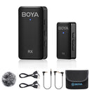 Boya Bywmics5 Wireless Lavalier Microphone Kit For Iphone Android Youtube Vlogging
