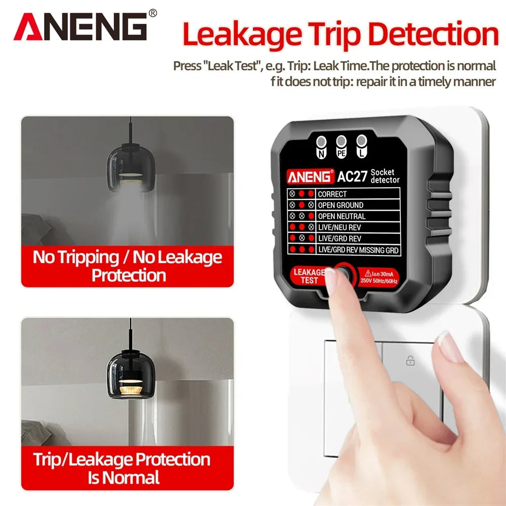 Socket Tester Voltage Test Aneng