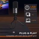 USB Condenser Microphone with Gain Knob K669