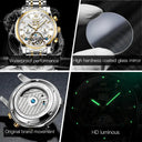 Olevs Men Tourbillon Mechanical Watch