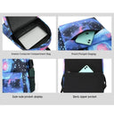 MINISO Disney Stitch Kids Backpack Cartoon Print Schoolbag Gift