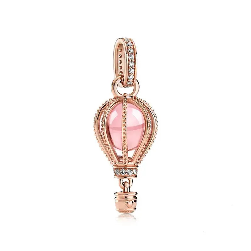 925 Silver Hot Air Ball Pendant Charm Collection Bracelets