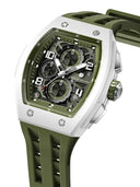 Tsar Bomba Men Tonneau Stainless Watch