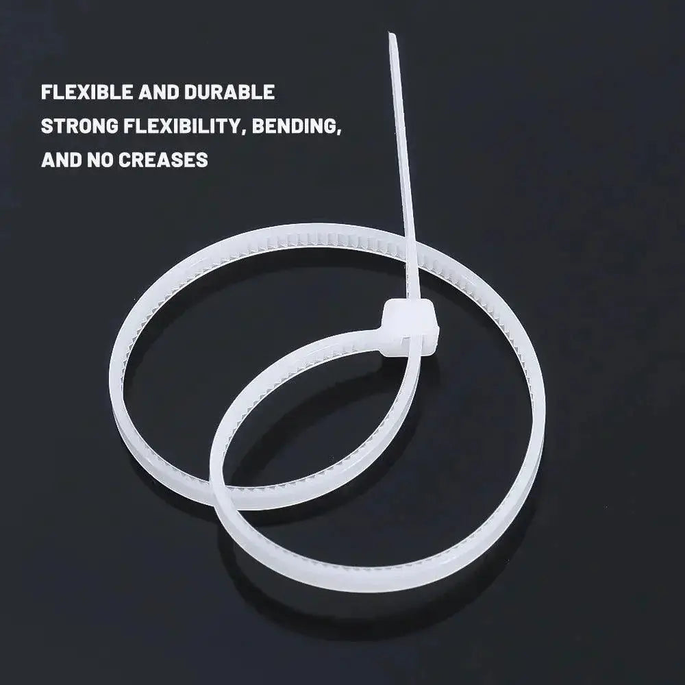 Nylon Cable Ties Cord Organization Kit For Home Office