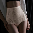 High-Waisted Ice Silk Body Shaper Briefs for Comfort