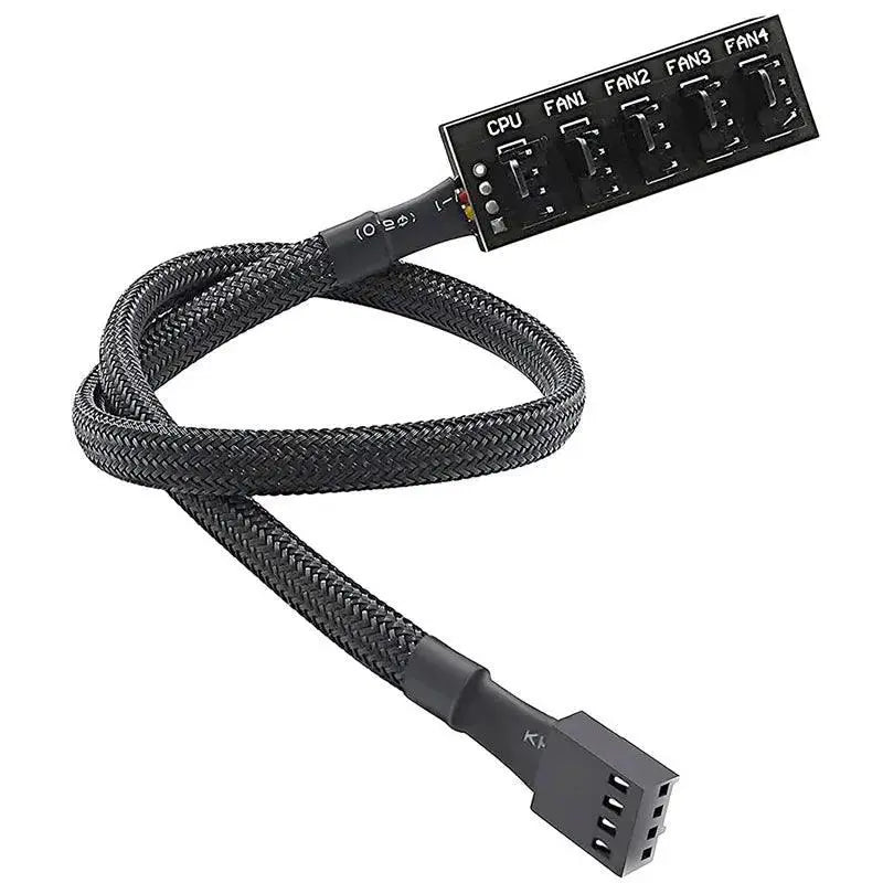 OUYUANSU Fan Hub 5 Fan Controller for PC Cooling Efficiency