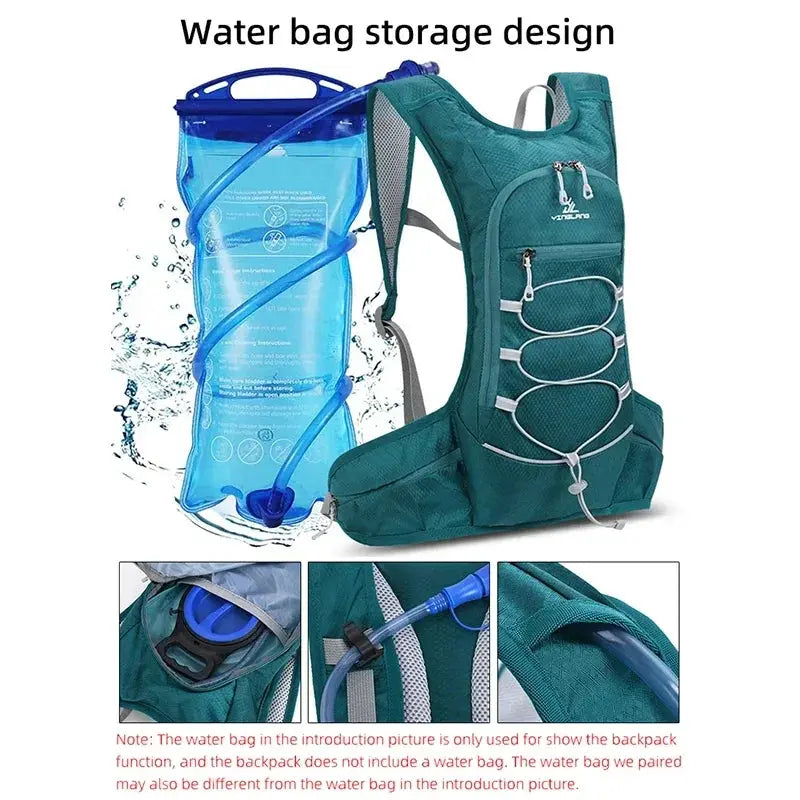 Waterproof Cycling Backpack With Hydration Bladder Day Pack