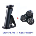 Portable Electric Shaver S700 Waterproof Trimmer for Men