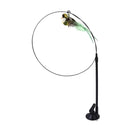 Interactive Feather Cat Wand Toy with Suction Cup Base