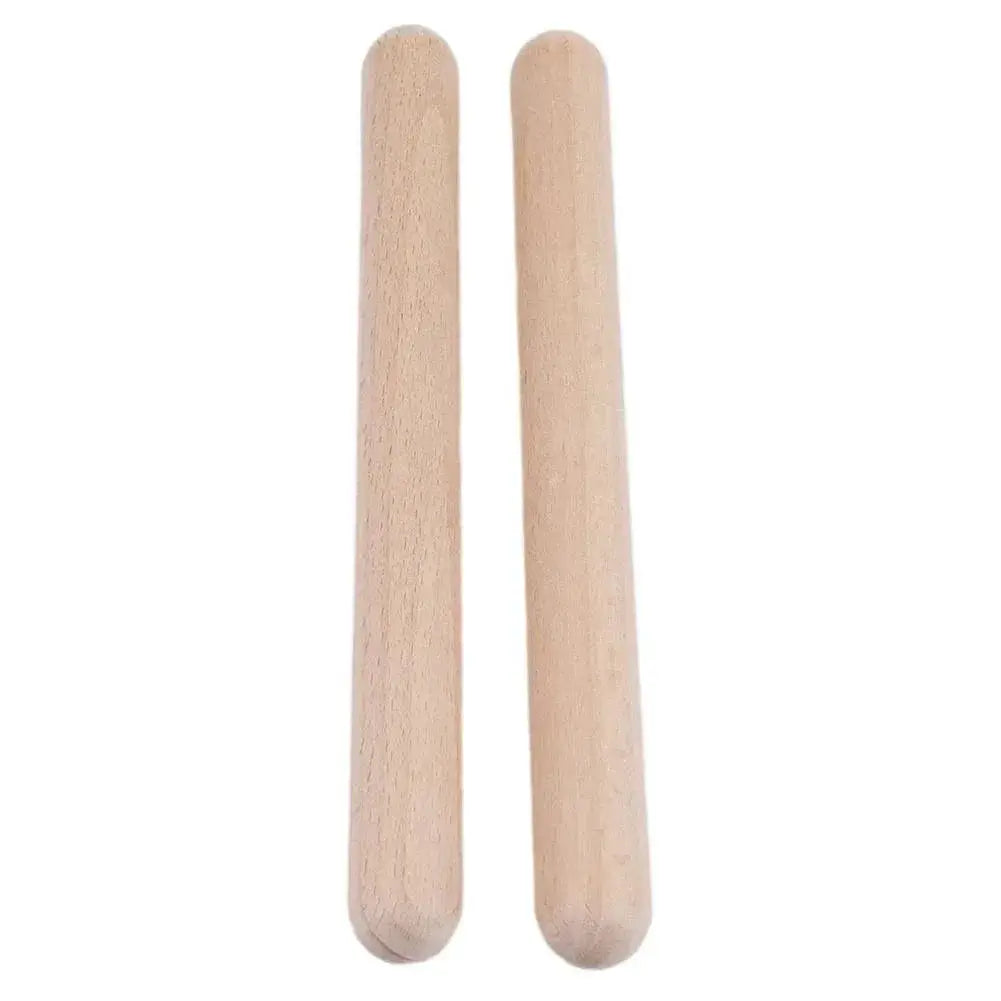 2 Pack Wooden Percussion Drum Sticks For Rhythm Learning