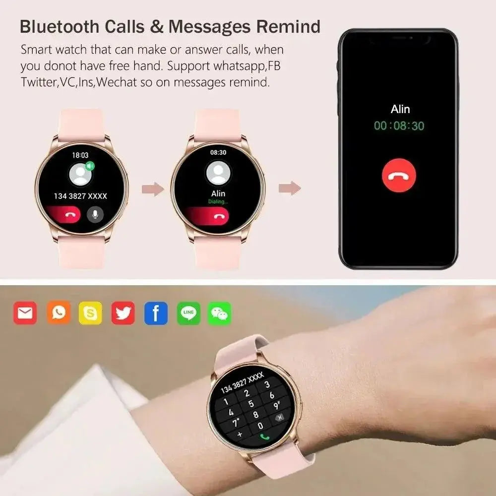 Active Lifestyle Bluetooth Smartwatch for Fitness Tracking