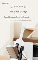 Gold Kitchen Chopping Artifact Multi-Functional Cutter