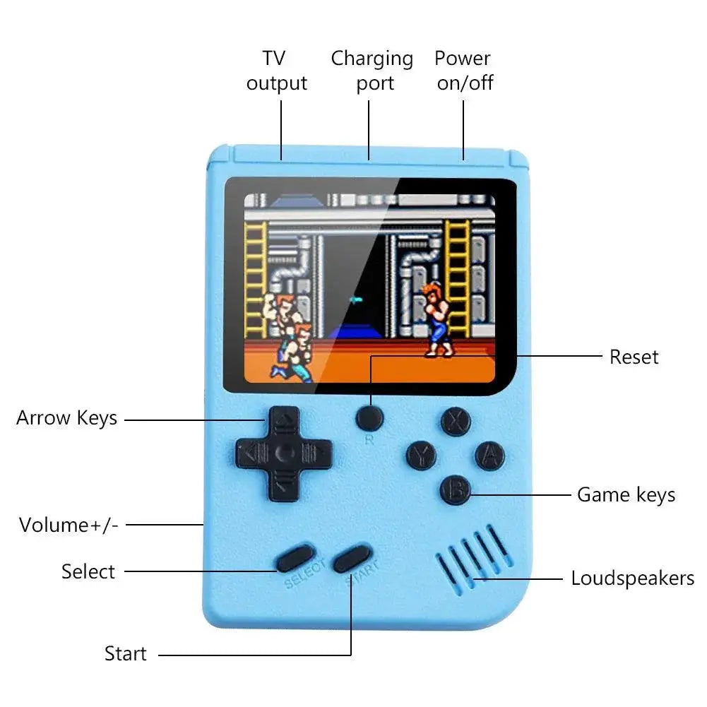 Portable Retro Game Console With 400 Games Family Fun