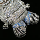 Iced Out Space Astronaut Cartoon