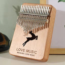 17 Keys Kalimba Beech Thumb Piano High Quality Wood Gifts