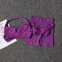 Peach High Waist Yoga Set Hip Lift Wicking
