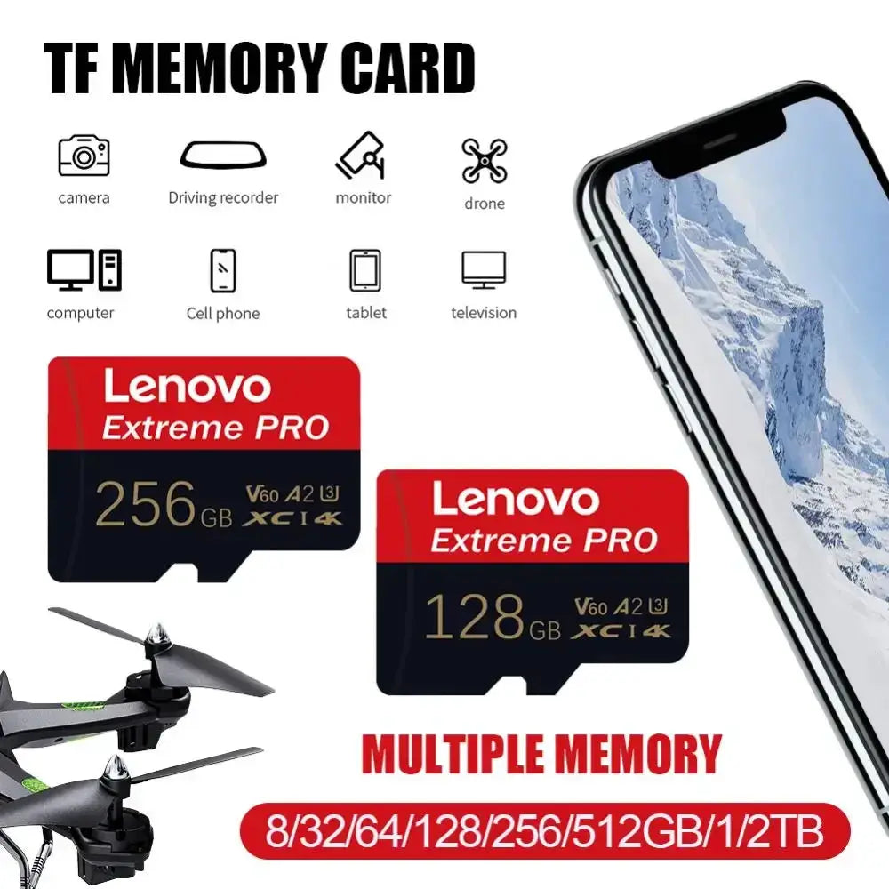 Original 256GB High Speed Micro SD Card TF Class 10