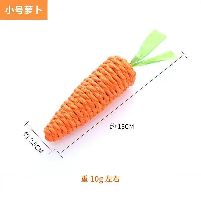 Carrot Cat Toy Chew And Play For Cats Charming Fun