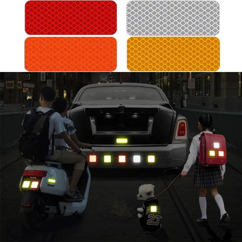 Reflective Vehicle Warning Strip Tape Enhanced Safety