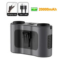 Wearable USB Clip Fan Portable Waist Mount Hands Free Cooling On The Go