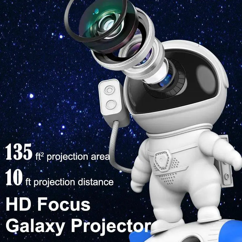 Cosmic Astronaut Galaxy Projector 360 Rotating Star Light