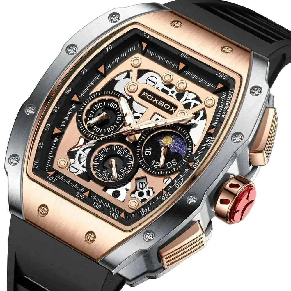 Durable Chronograph Watch for Busy Pros — Rose gold