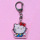 Anime Hello Kitty & My Melody Keychain Set for Fans
