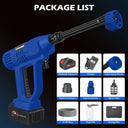 Portable Cordless Car Washer High Pressure Spray Water Gun