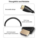 AIXXCO Gold Plated HDMI Cable Premium 1080p 3D Video Quality