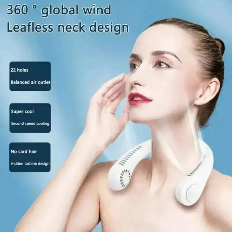 Mini Neck Mounted Fan Portable Bladeless - OurLum.com