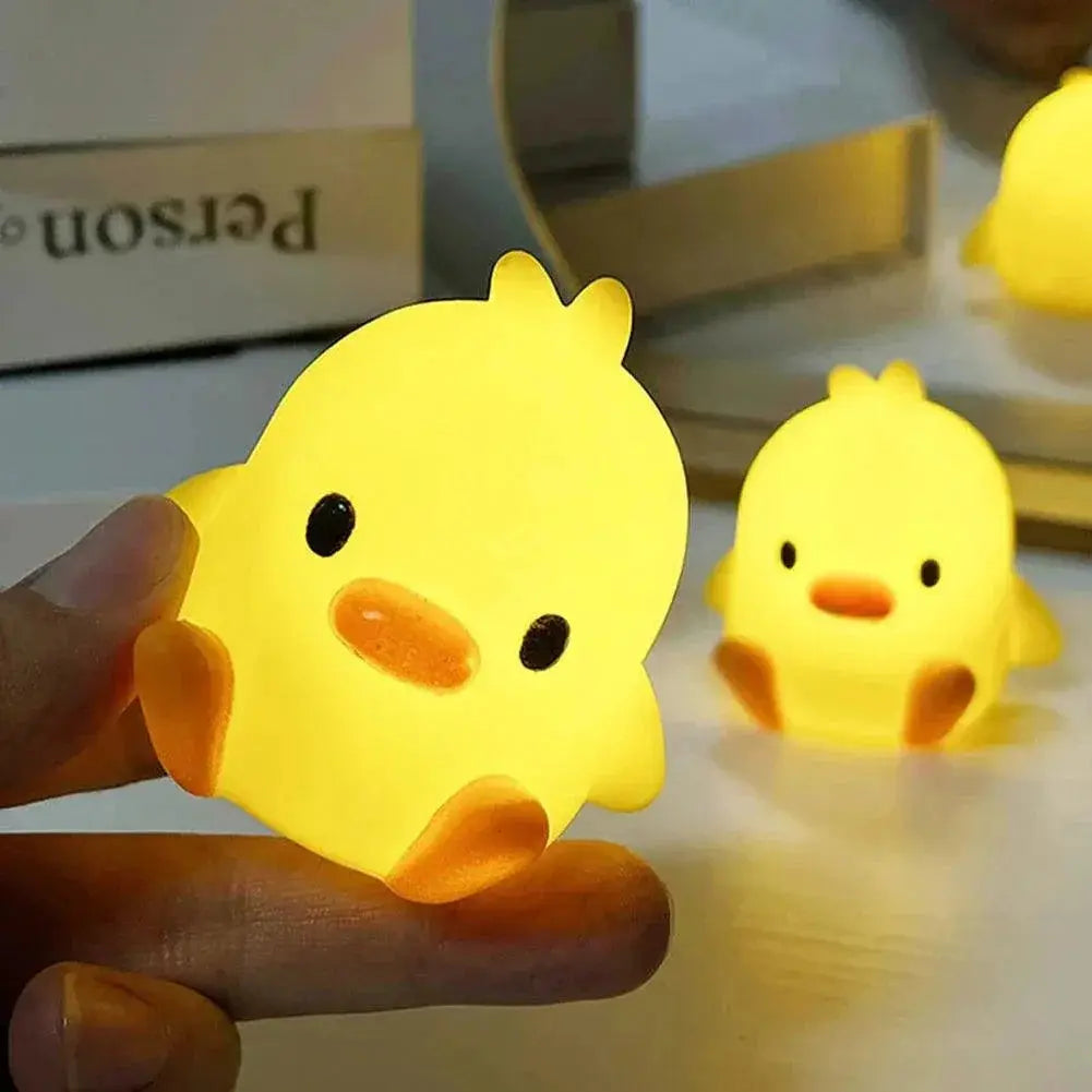 Night Light Cute Cartoon Duck LED Kids Bedroom Decor