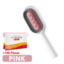 Cat Grooming Hair Remover Brush with Silicone Comb Tool