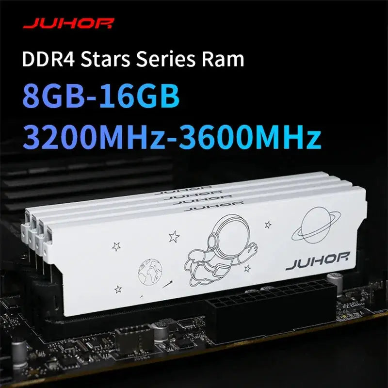 JUHOR Desktop RAMS DDR4 8GB 16GB 3200MHz 3600MHz DIMM