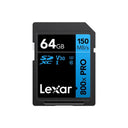 Lexar SDXC 256GB 128GB 64GB SDHC 32GB Memory Card for Camera V30 V10 4K Video Card Original SD Card for Canon Nikon Sony Camera